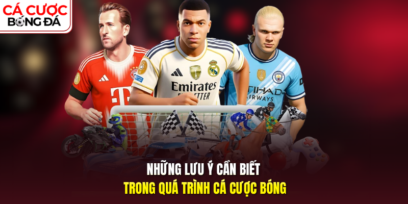 Những lưu ý cần biết trong quá trình cá cược bóng